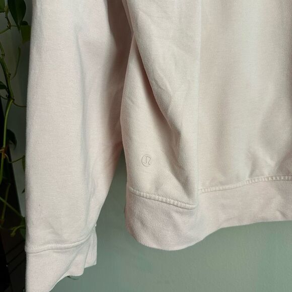 Lululemon Mens City Sweat Pullover Hoodie Pink size Large - Picture 6 of 6